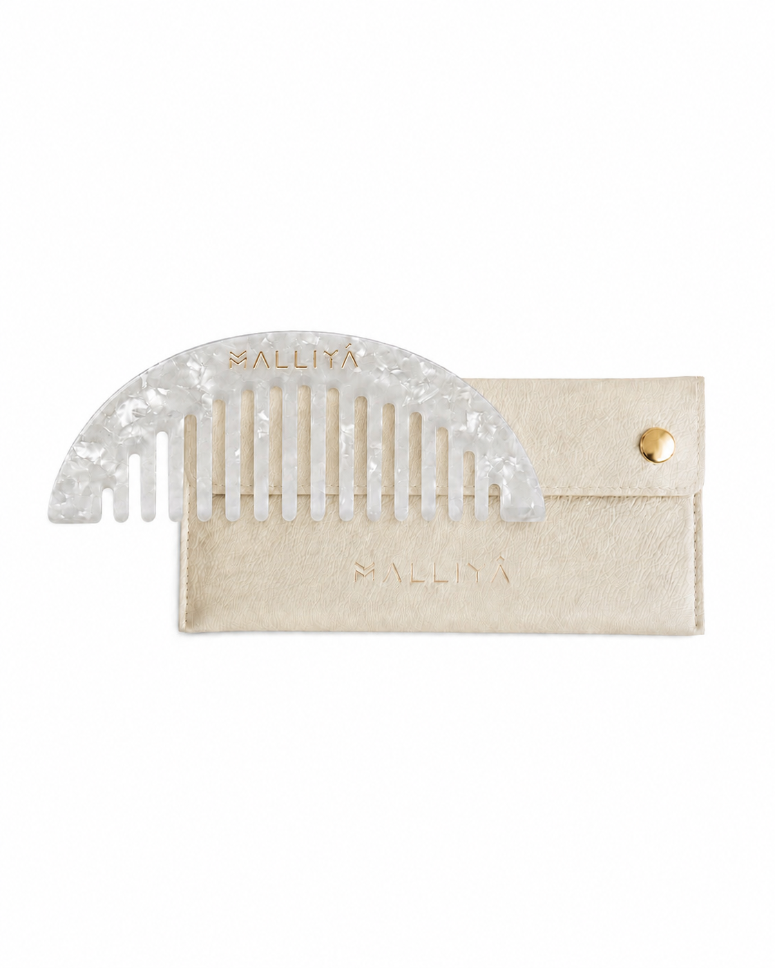The C Comb & Malliya case - Diamond White