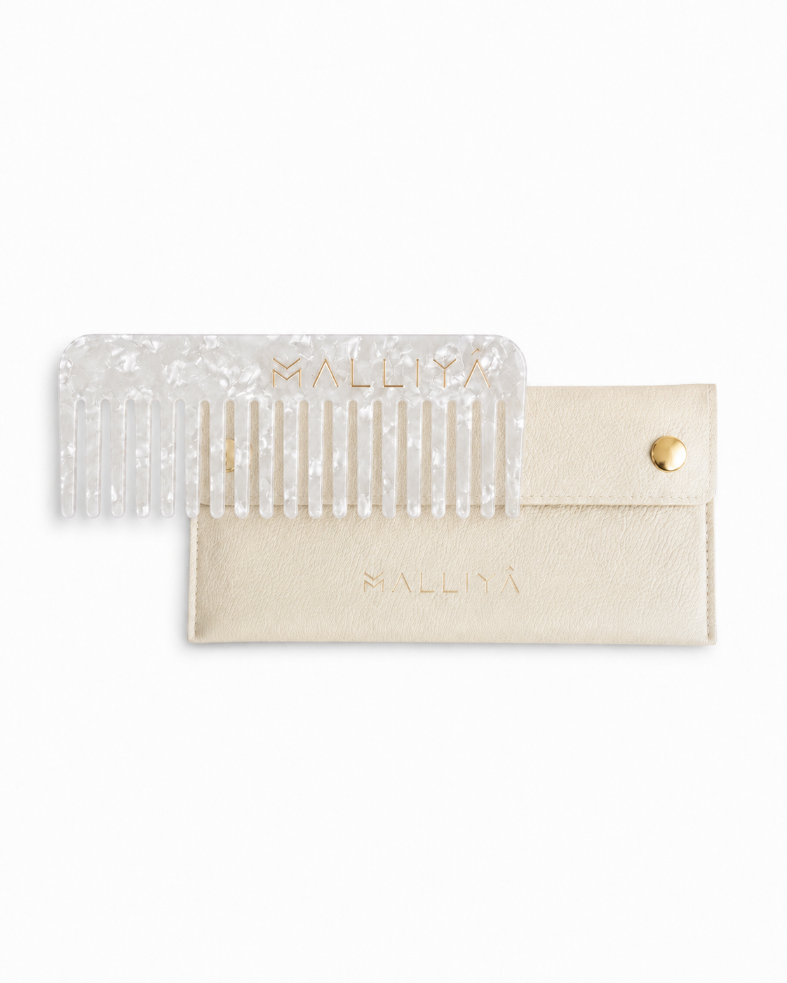 The OG Comb & Malliya case - Diamond White