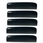 Comb 5" Unbreakable Black Pocket Combs 5 PACK durable Made USA Course Fine or All Fine GENTS