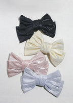 Lumière Sheen Bow Hair Clip