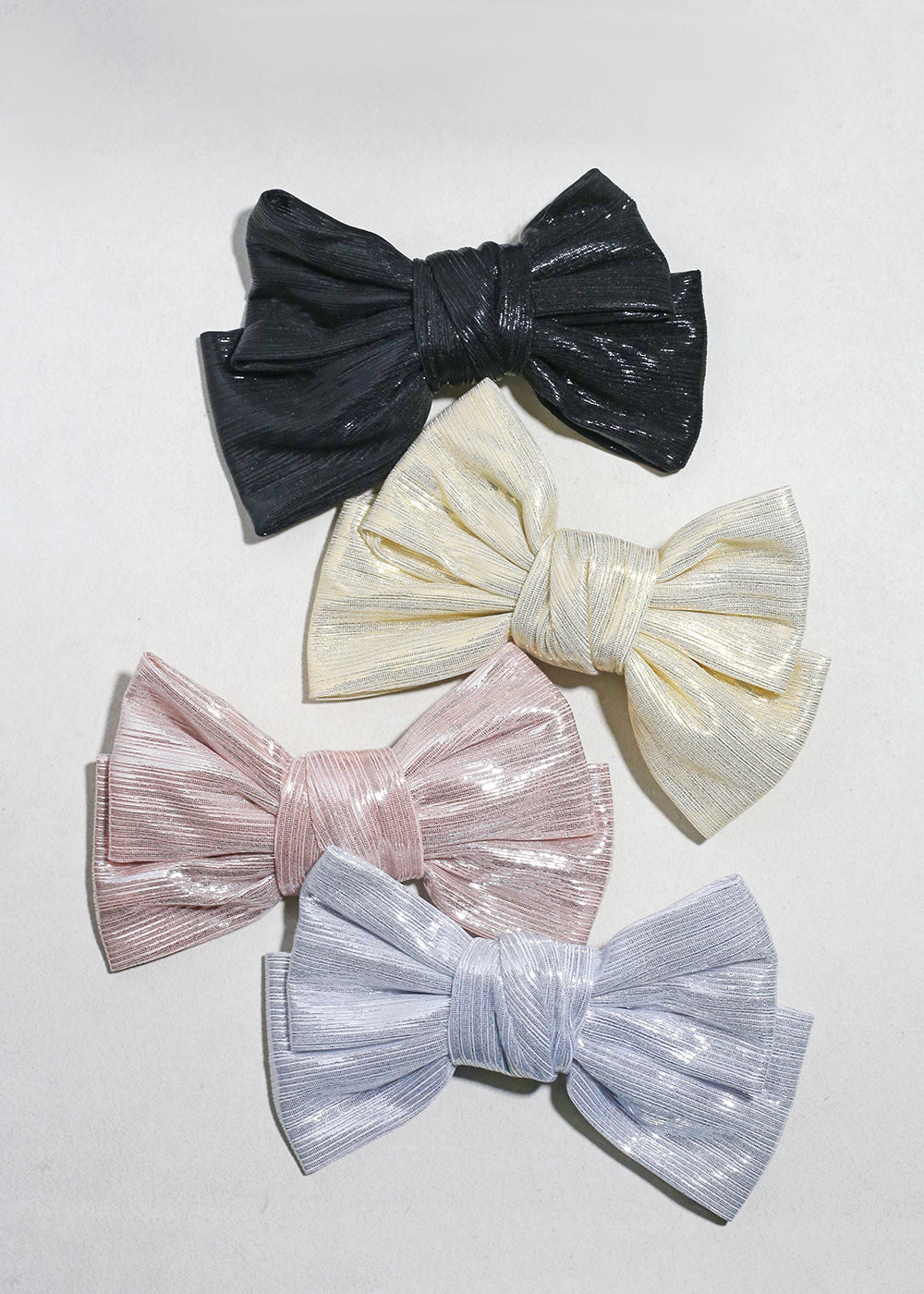 Lumière Sheen Bow Hair Clip