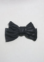 Lumière Sheen Bow Hair Clip Black HAIR - Shop Miss A