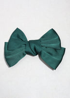 Bow Belle Satin Hair Clip Green HAIR - Shop Miss A