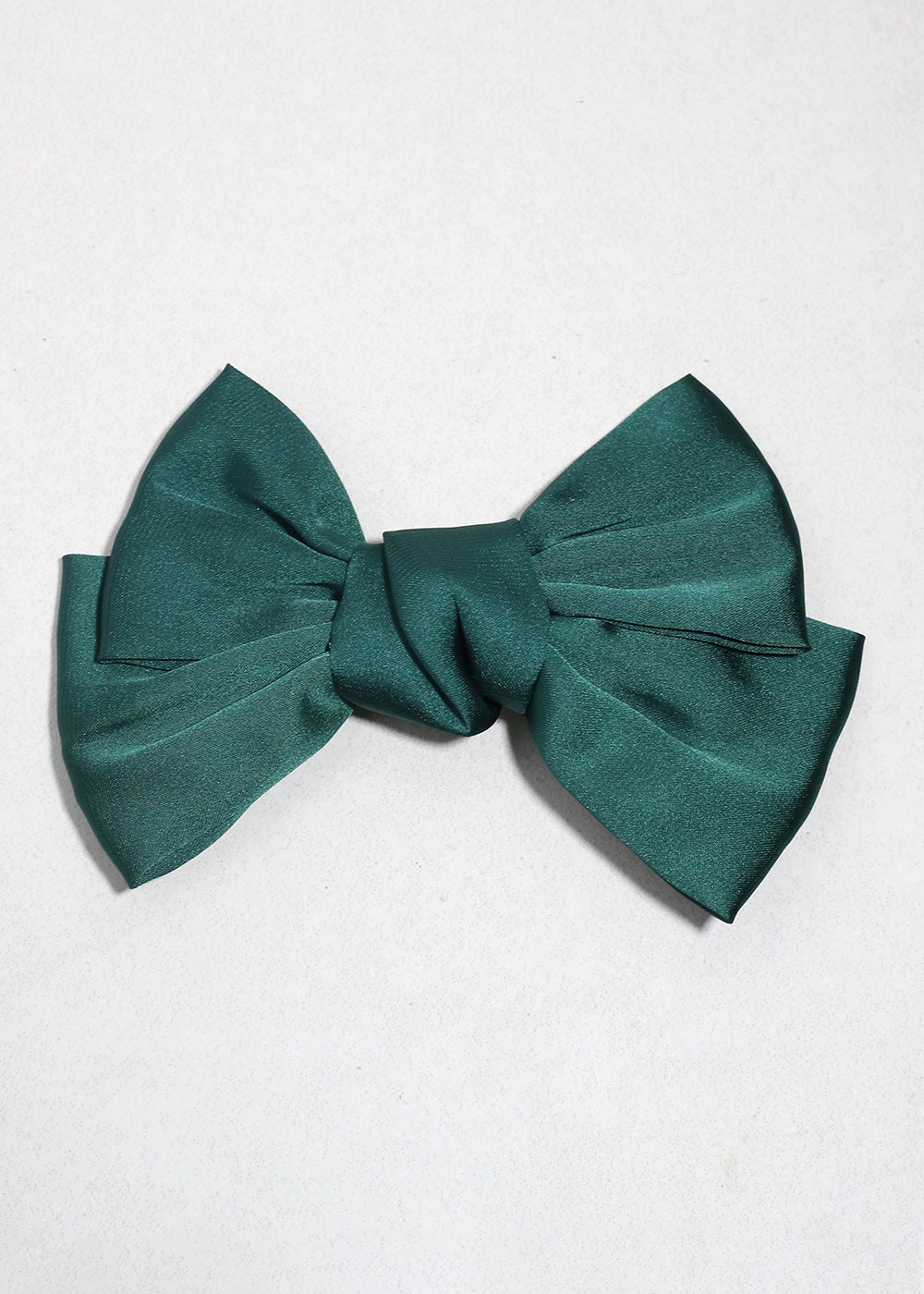 Bow Belle Satin Hair Clip Green HAIR - Shop Miss A