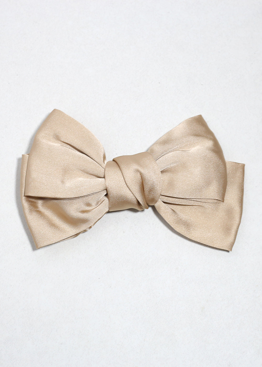 Bow Belle Satin Hair Clip Light Brown HAIR - Shop Miss A