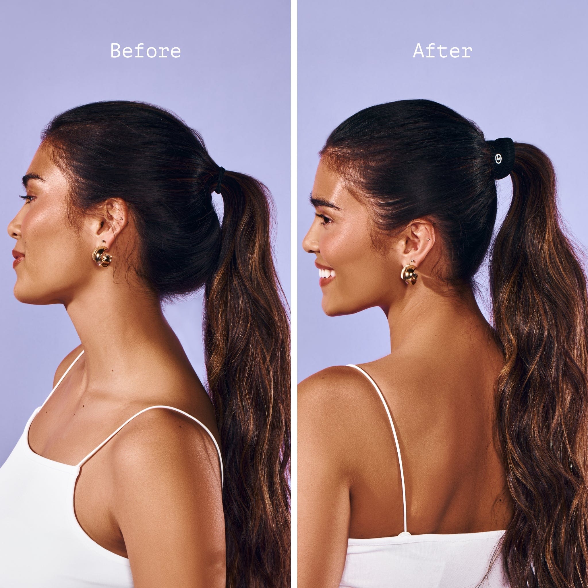 Bounce Back Hair Ties For Thick or Curly Hair