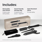 Paul Mitchell Texture 3-in-1 Interchangeable Curling Iron & Hot Comb