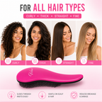 GENTS Detangling Brush For Women and Girls, Dry and Wet Hair Brush Detangler for All Hair Types Eliminate Tangles and Knots