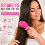 GENTS Detangling Brush For Women and Girls, Dry and Wet Hair Brush Detangler for All Hair Types Eliminate Tangles and Knots