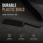 Comb for Mustache & Beard–Travel Comb 4.7” Pocket Size – Styling & Daily Use  (2 pack)