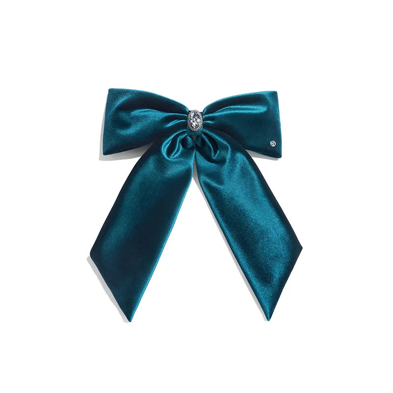 Joanne Bow Velvet Large Barrette - EVITA PERONI OFFICIAL