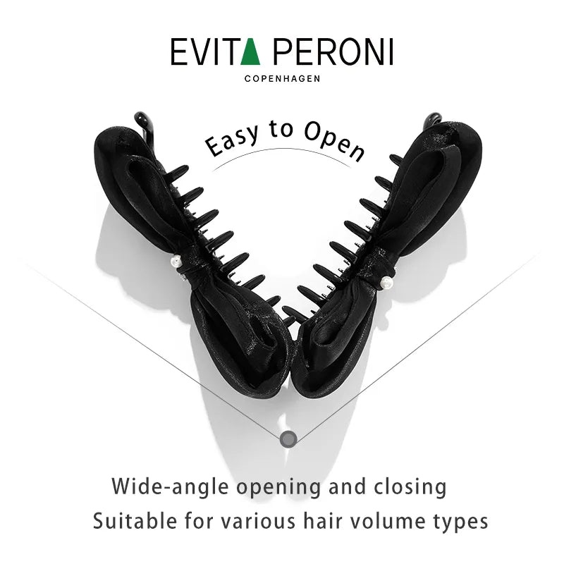 Trinity Bow Style Ponytail Banana Clip
