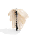 Trinity Ruffled Ribbon Bow Banana Clip