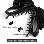 Trinity Ruffled Ribbon Bow Banana Clip