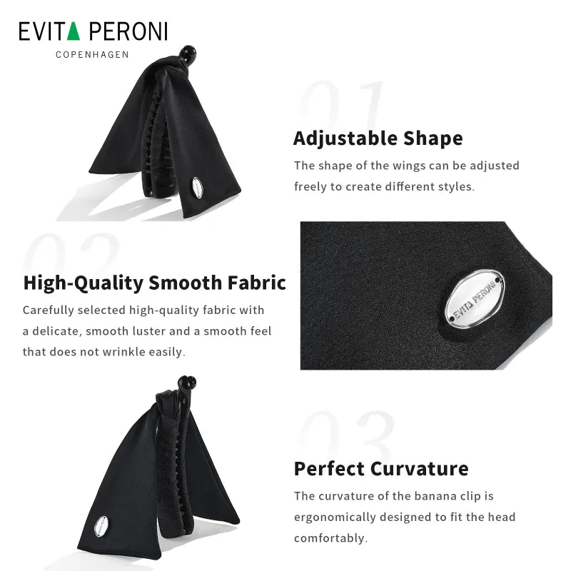 Clara Bendable Bow Shape Banana Clip