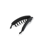 Maeve Banana Clip in Suiting Fabric