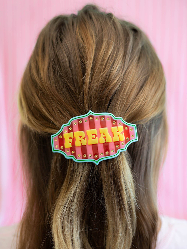 Freak Rhinestone Hair Clip