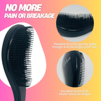 GENTS Detangling Brush For Women and Girls, Dry and Wet Hair Brush Detangler for All Hair Types Eliminate Tangles and Knots