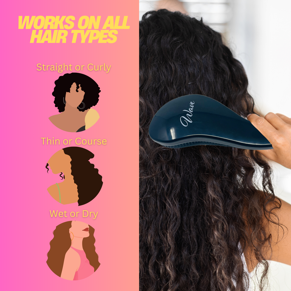 GENTS Detangling Brush For Women and Girls, Dry and Wet Hair Brush Detangler for All Hair Types Eliminate Tangles and Knots