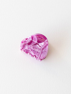 Gemstones Hair Clip: Mulberry Marble