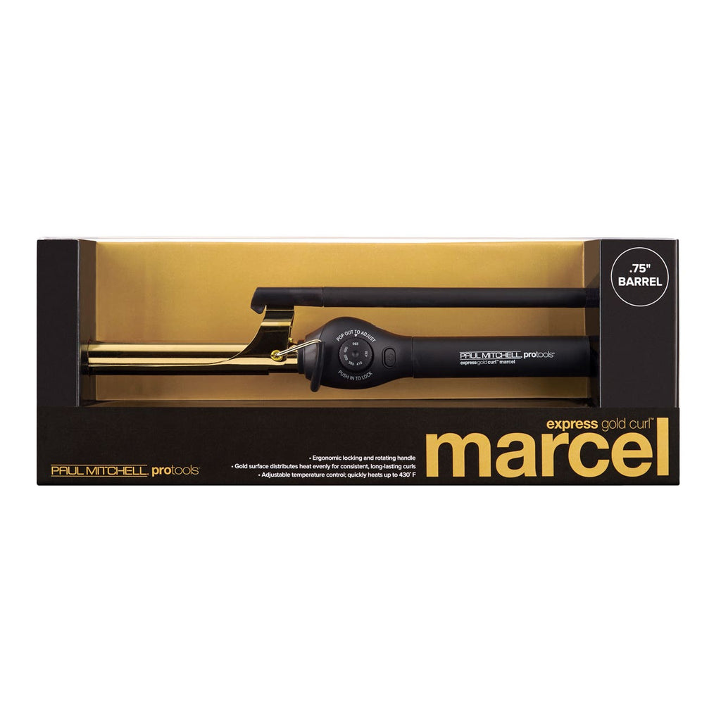 Express Gold Curl Marcel Titanium Curling Iron