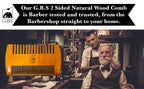 Comb 2-Sided Wooden Beard Comb – Dual Action Styling & Detangling Tool for Men’s Beards & Mustaches GENTS